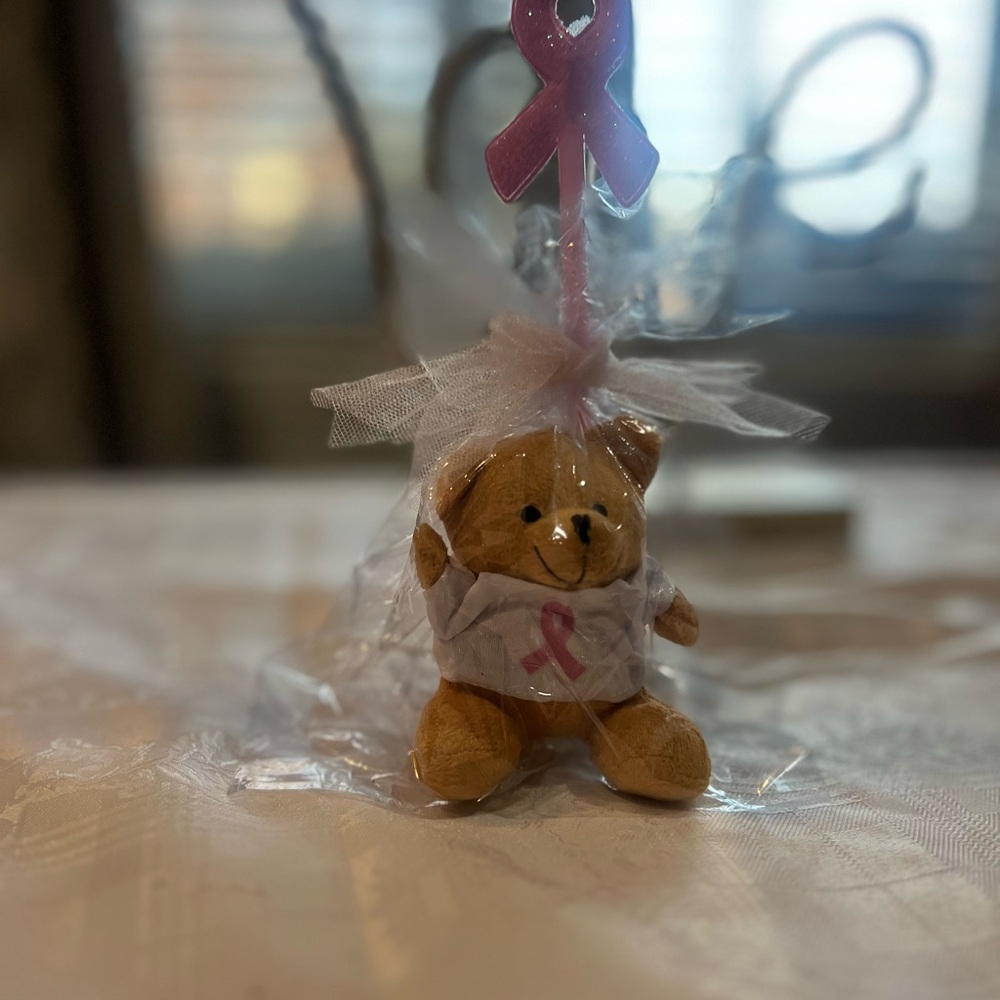 Pink Ribbon Teddy Bear Gift